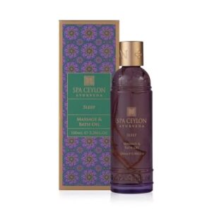 Spa Ceylon Sleep Massage & Bath Oil | Natural Therapy Blend | Ayurveda Wellness